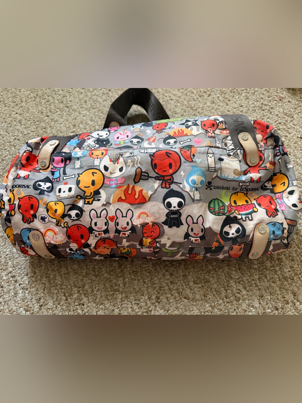Vintage! Tokidoki Lesportsac baby inferno shoulder duffle bag - Picture 3 of 9